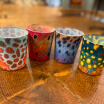 Set of 4 Fish Flank Rocks Glasses - Sale