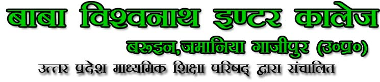Baba Vishwanath Inter College Baruin Zamania Ghazipur logo