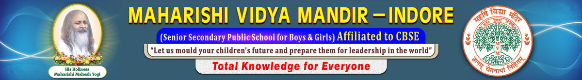 Maharishi Vidya Mandir, Rangwasa, Indore logo