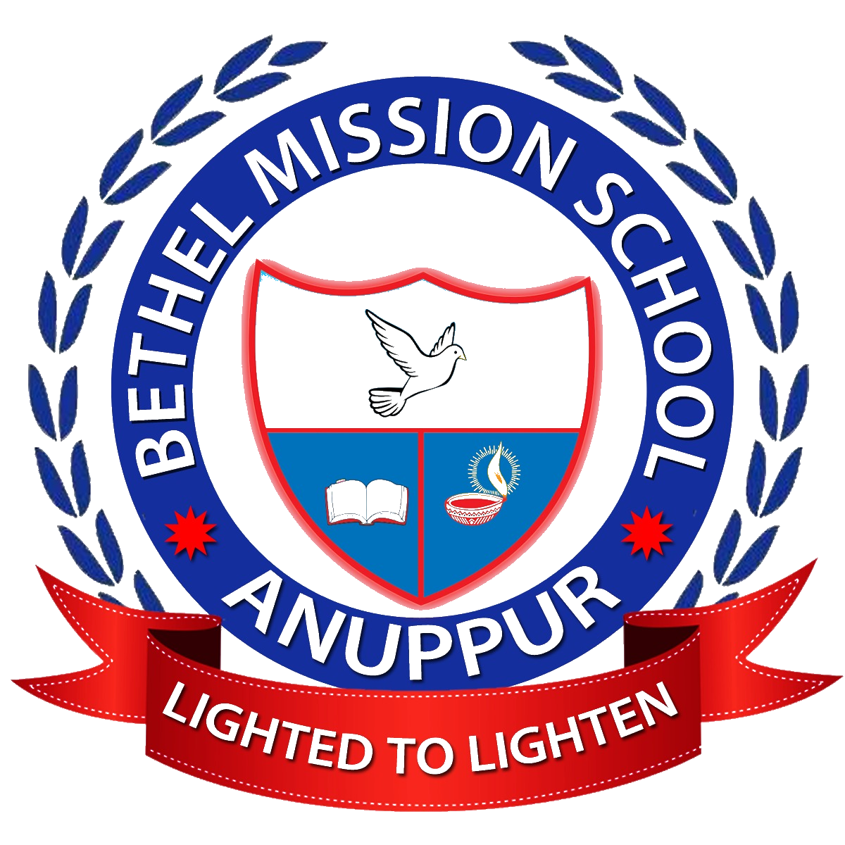 Bethel Mission English Medium Higher Secondary School, Anuppur logo