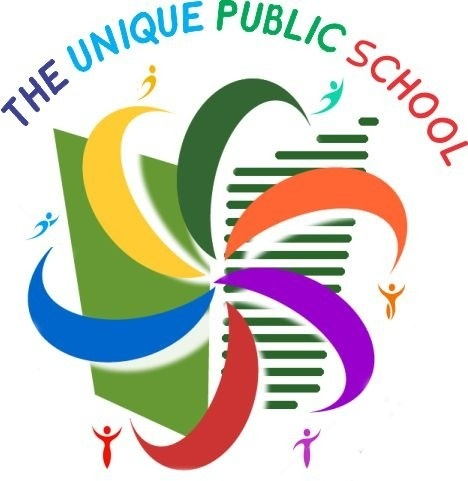 The Unique Public Hr. Sec. School, Nalkheda logo