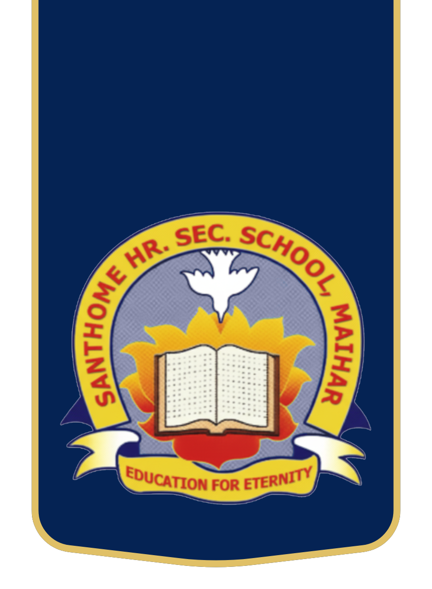 Santhome Higher Secondary School, Maihar logo