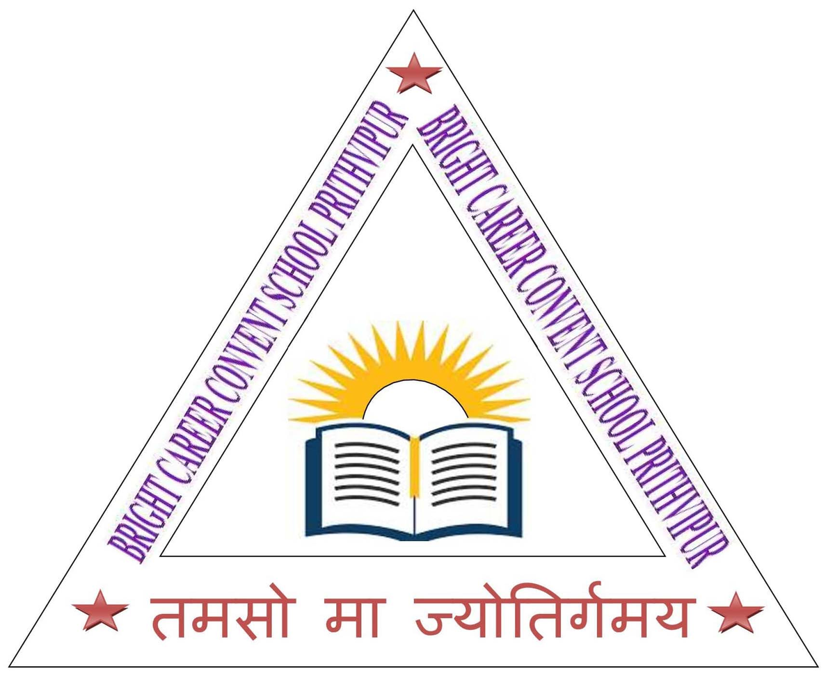 Bright Career Convent School, Prithvipur logo