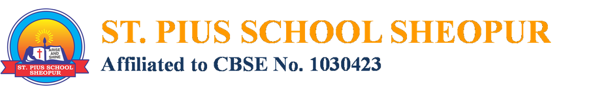St. Pius School, Sheopur logo