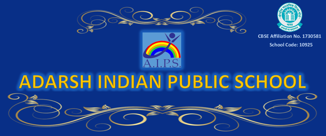 Adarsh Indian Public Secondary School Deoli logo