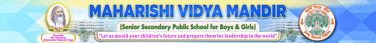Maharishi Vidya Mandir, Dholpur logo