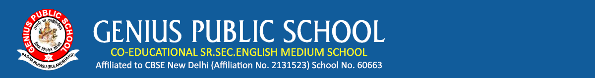Genius Public School Padha Pahasu Bulandshahr logo