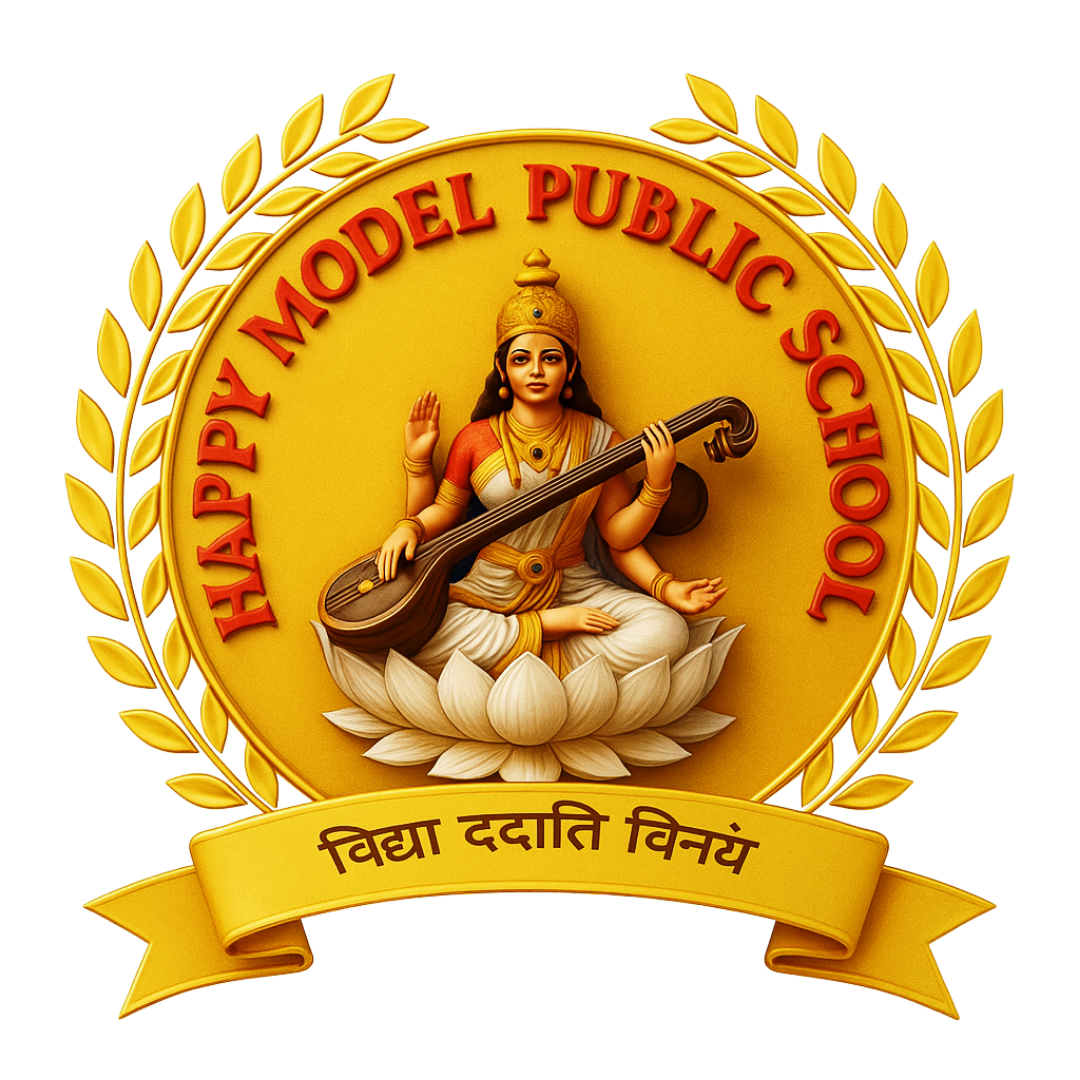 Happy Model Senior Secondary School logo