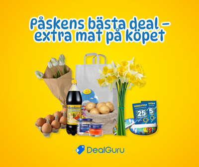 Påskens bästa matdeal – få 150 kr extra att handla för!