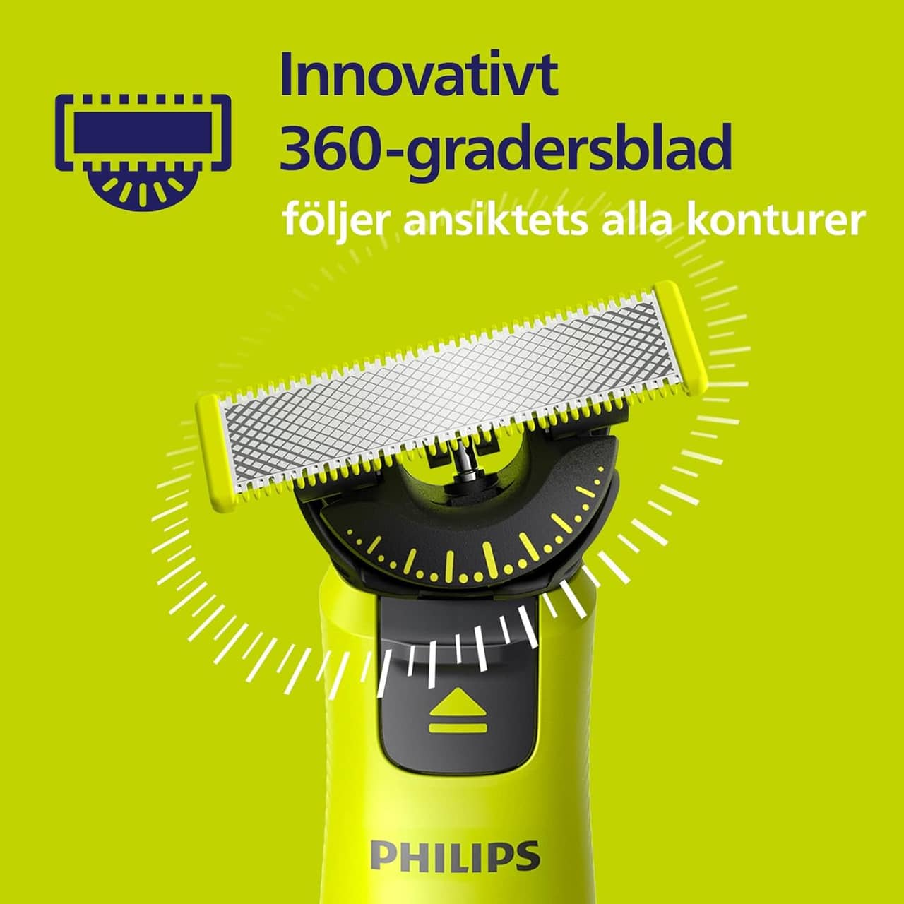 Philips OneBlade 360 3-Pack blad med justerbar kam