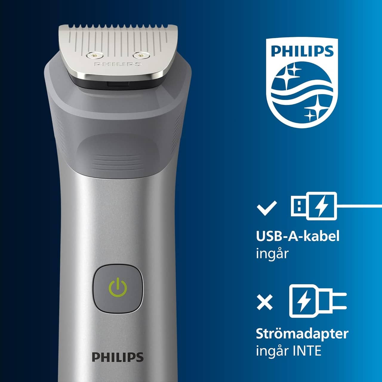 Philips Series 5000 12-in-1 trimmer med 14 inställningar