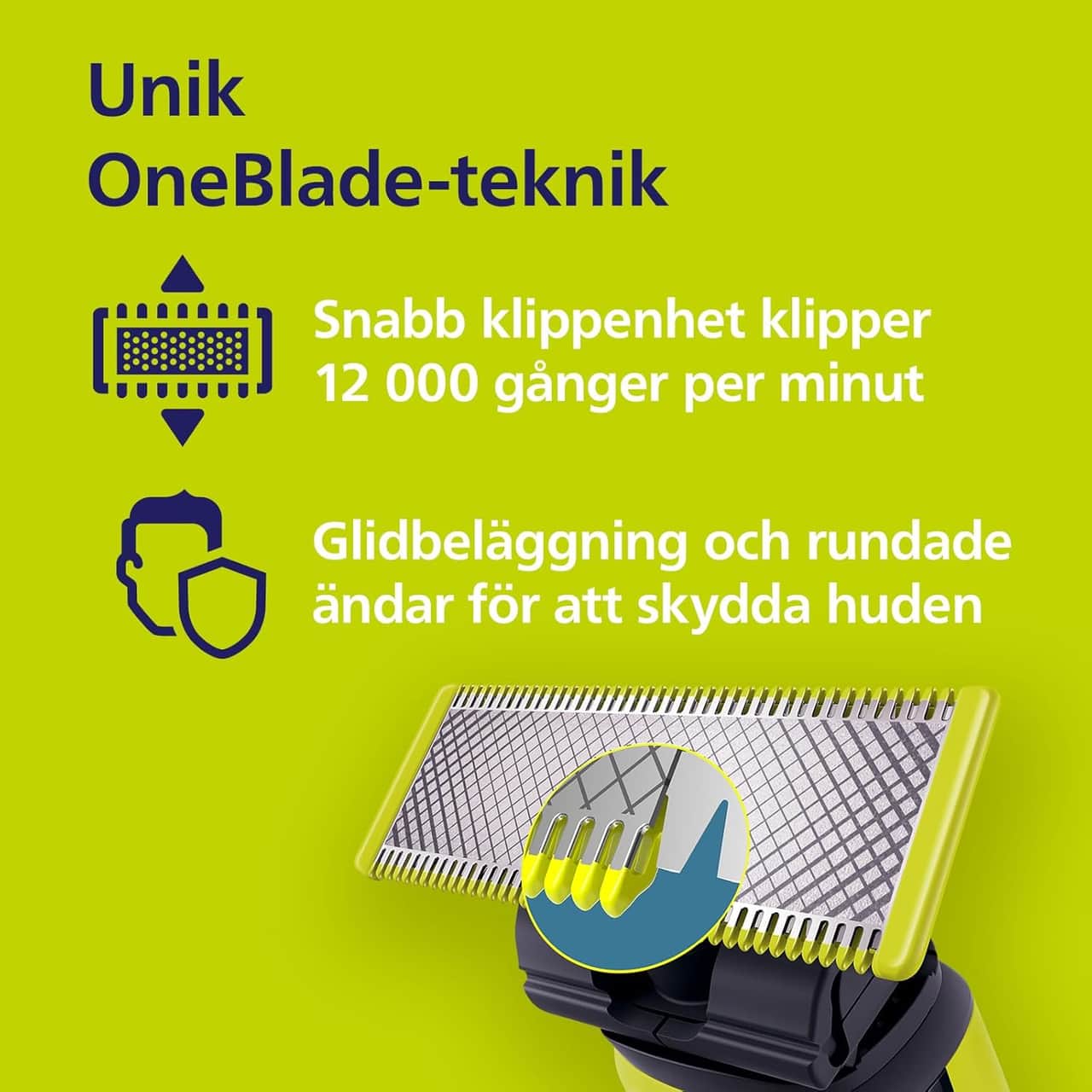 Philips OneBlade 360 elektrisk skäggtrimmer och rakapparat