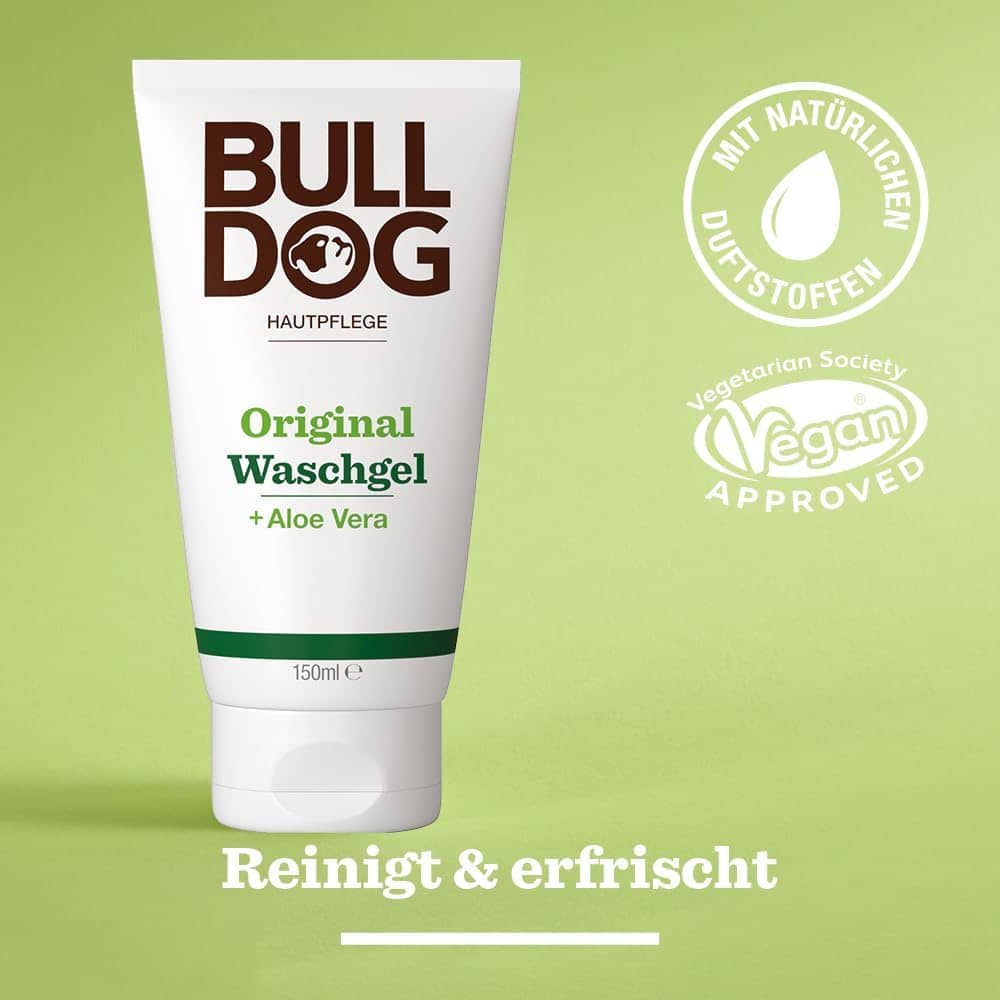 BULLDOG ansiktsrengöring för män 150 ml