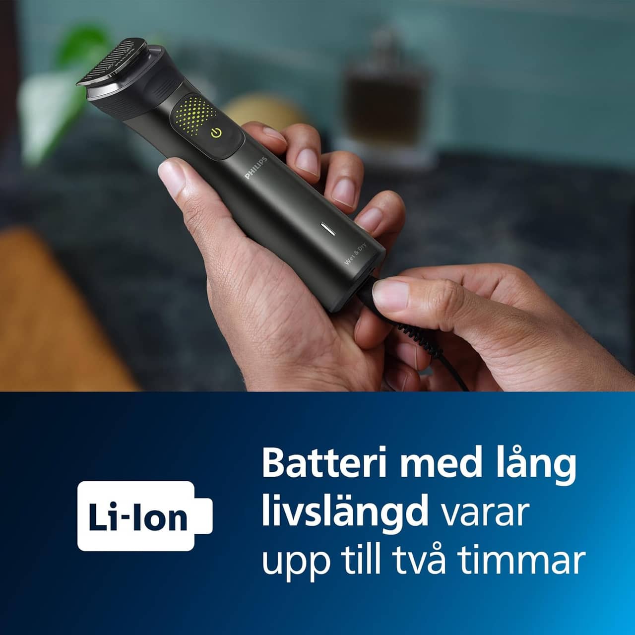 Philips Series 9000 14-in-1 Trimmer & OneBlade, Model MG9550/15