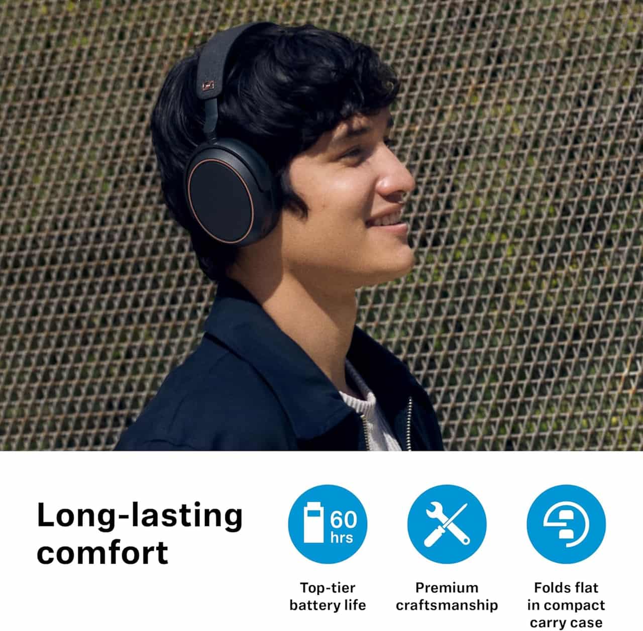 Sennheiser MOMENTUM 4 trådlösa hörlurar
