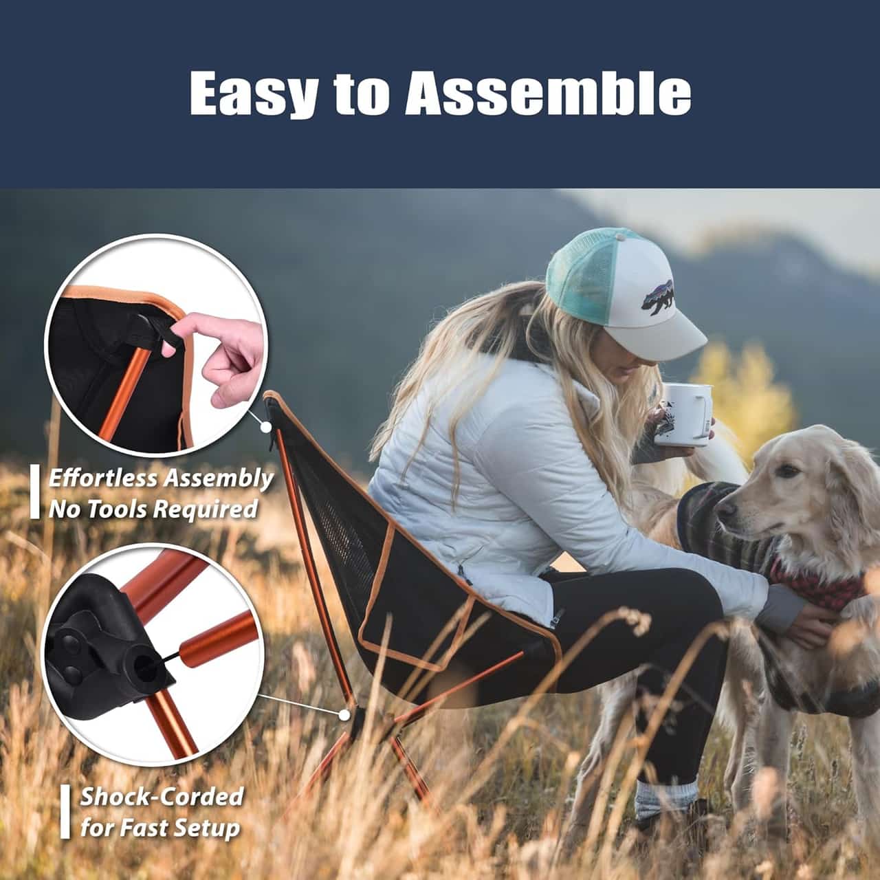 TREKOLOGY YIZI GO kompakt, hopfällbar campingstol