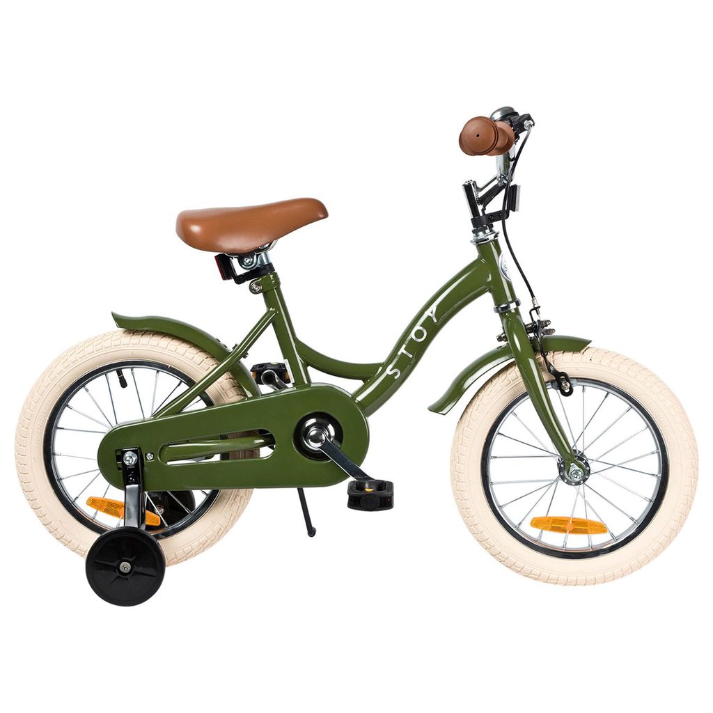14" Vintage Cykel i Army Green