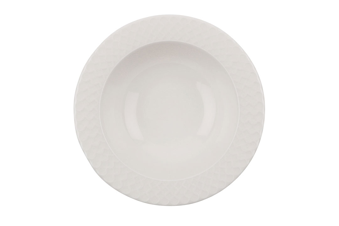 Hermia Vit 24-Delar Porslinstallriksset