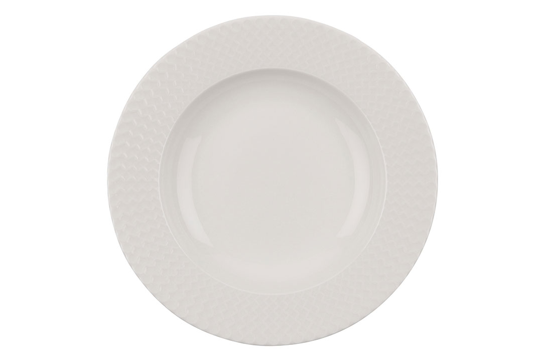 Hermia Vit 24-Delar Porslinstallriksset