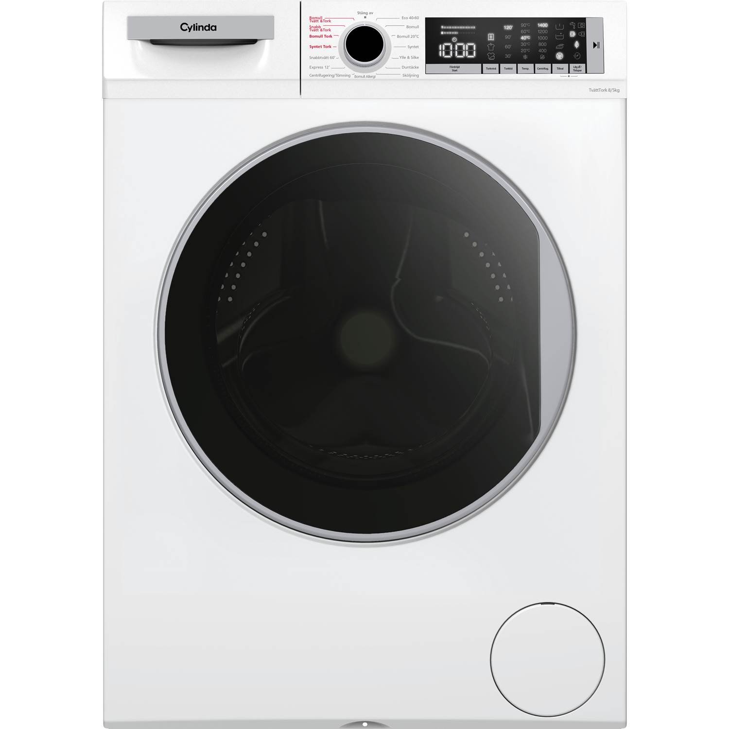 Hisense WD3S1043BW3 Tvätt-Tork Kombi