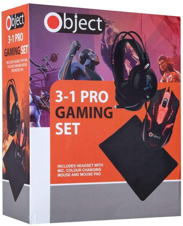2-Pack 3-in-1 Gaming Kit: Headset, Mouse & Mat