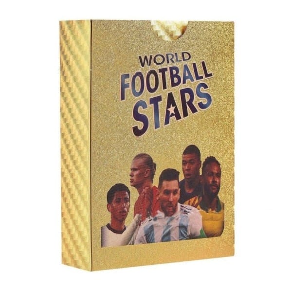 50-pack Roliga Fotbollsguldkort för Barn