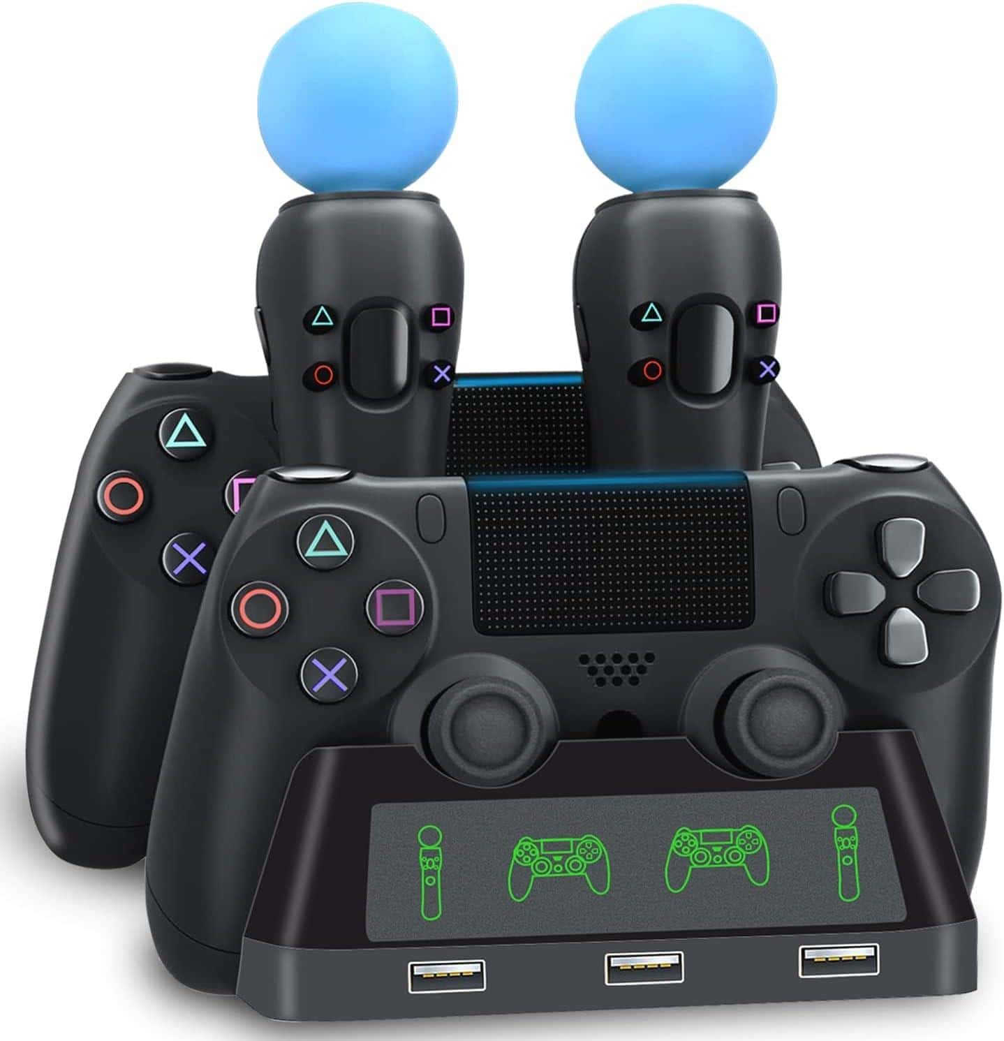 Playstation VR Laddstation för PS4 Handkontroll