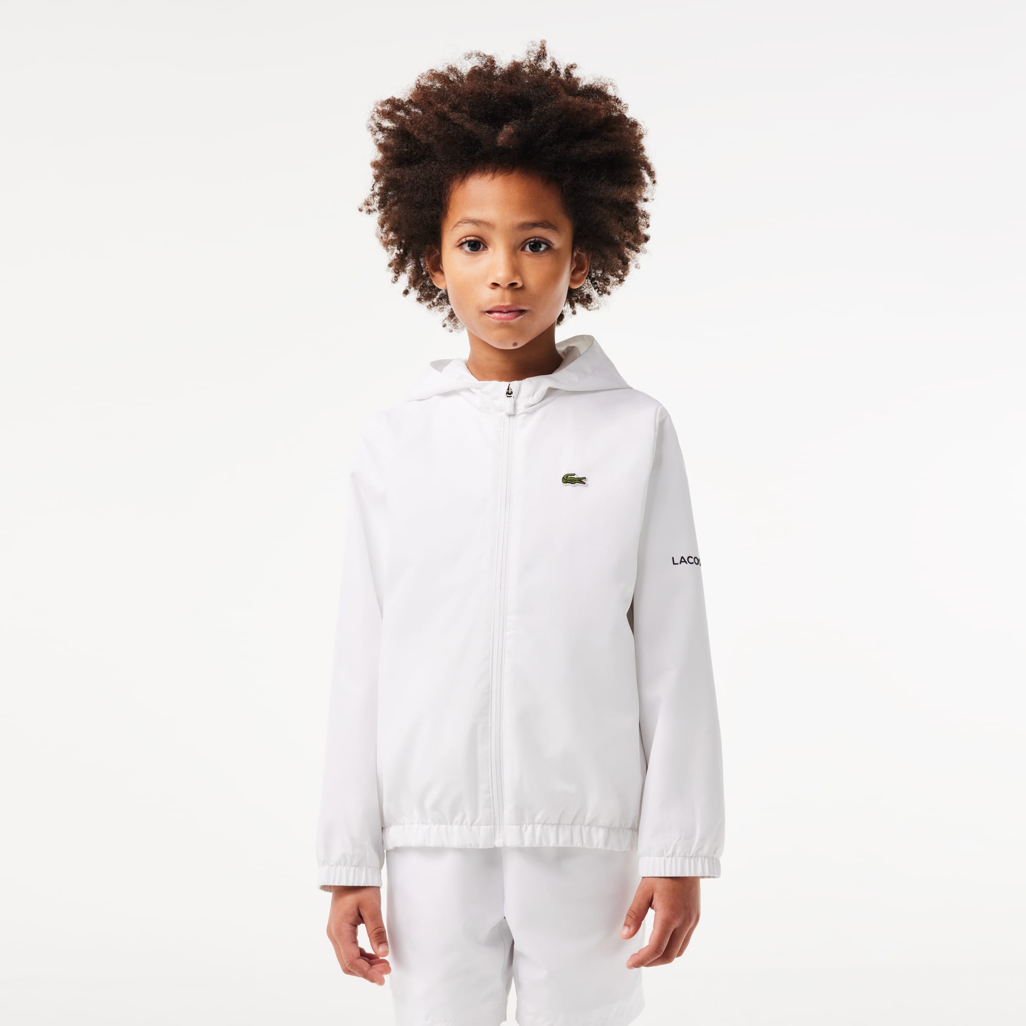 Boys' Zip-Up Hooded Sports Jacket (2-8 Years)