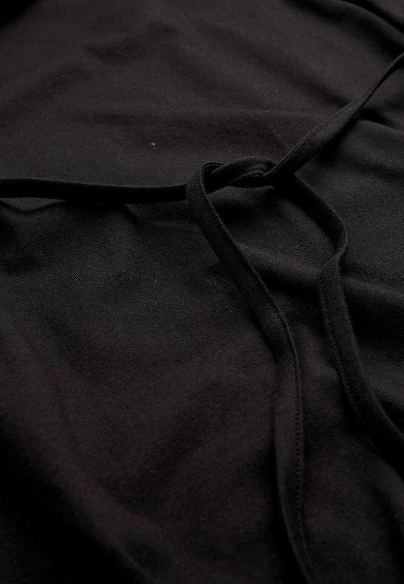 Ekologisk Bomull Trikåklänning Alex - Svart