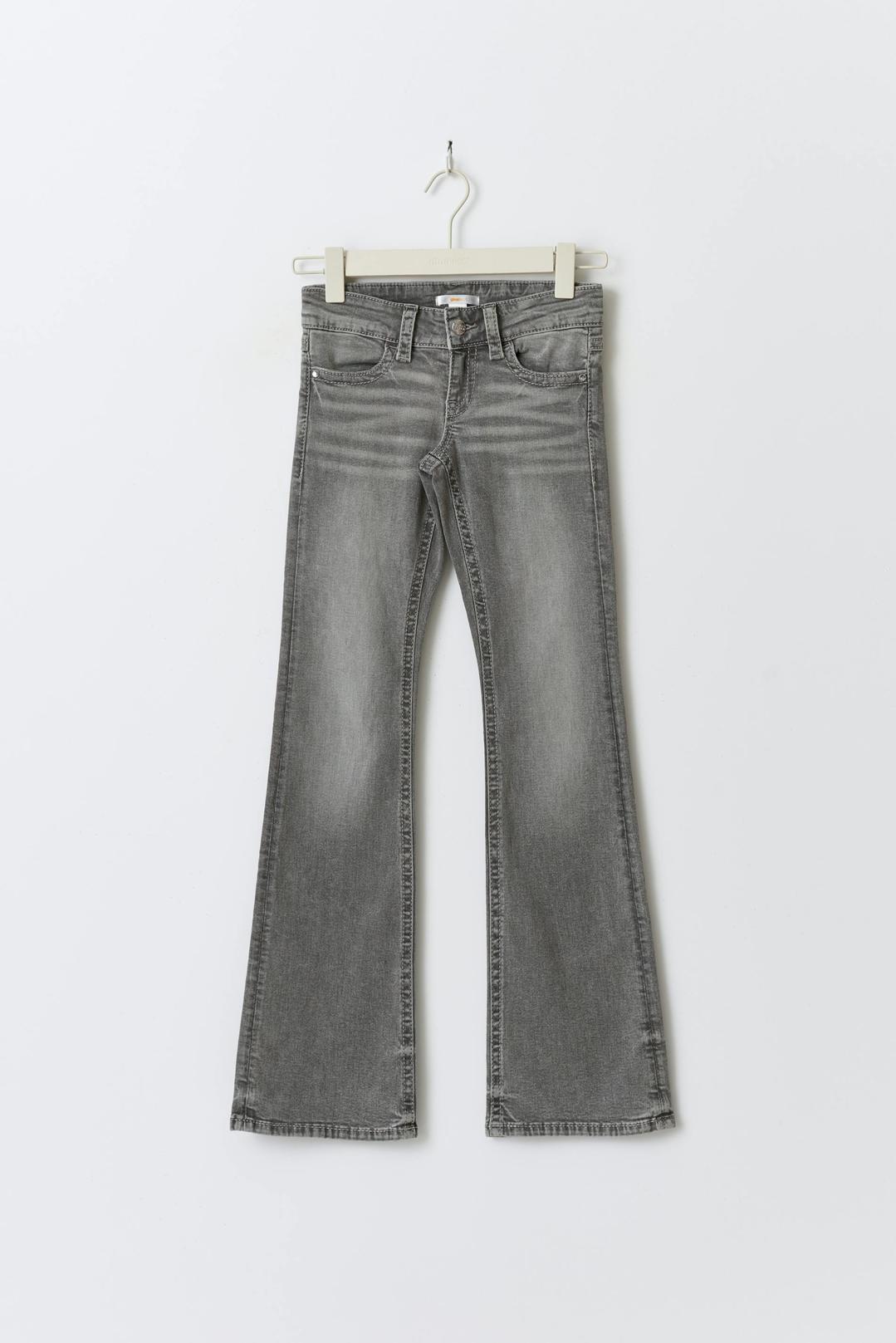 Tall Embroidered Jeans - Grå by Gina Tricot