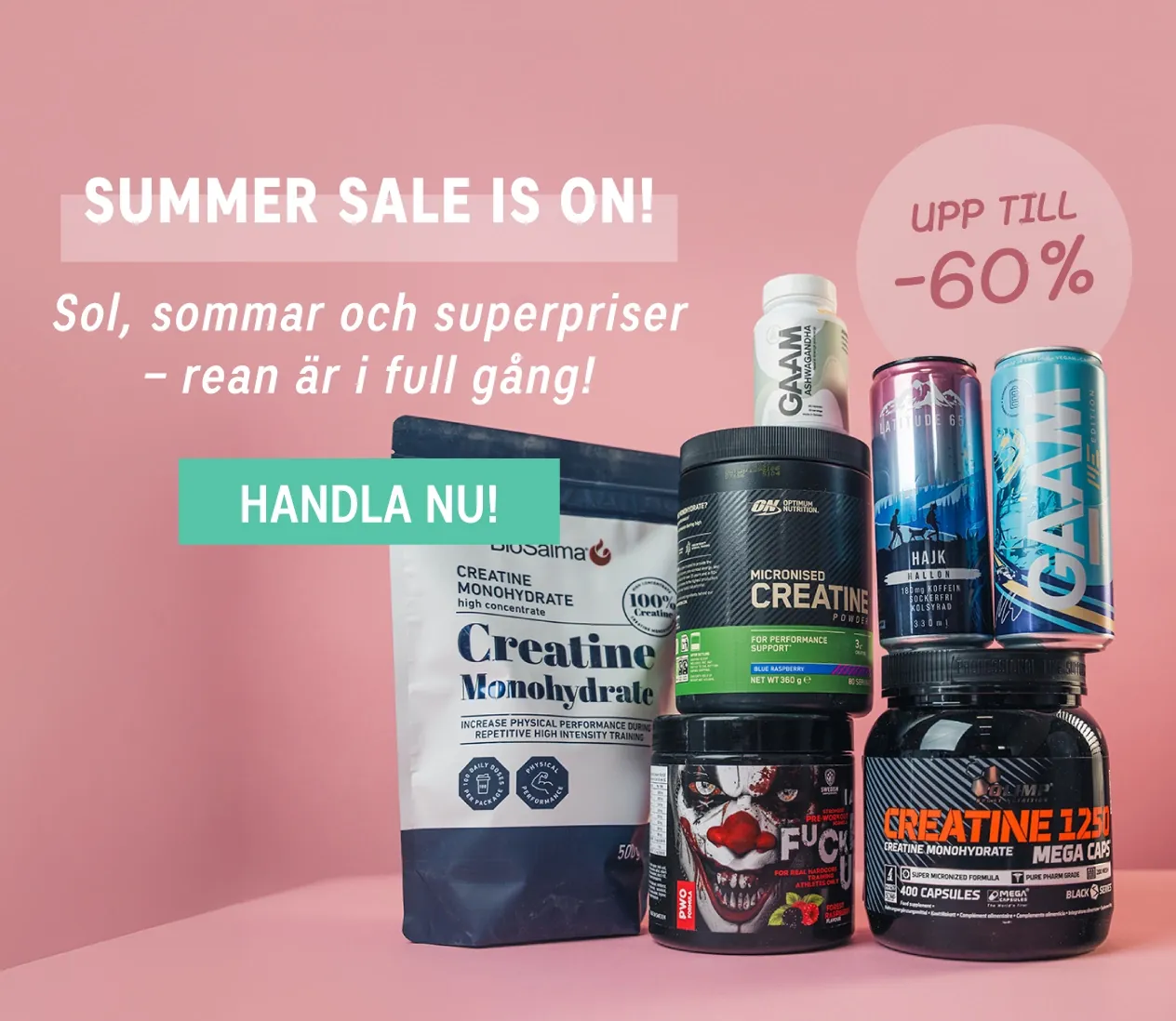 Proteinbolaget upp till 60% rabatt