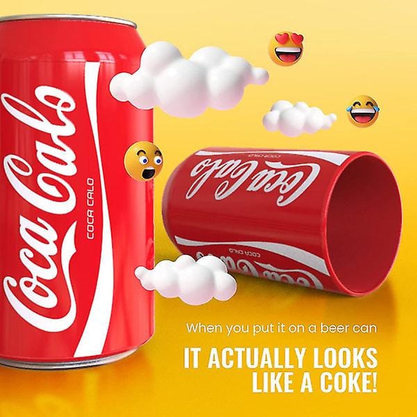 Silikonöverdrag för Ölkamouflage, 3-pack - Röd