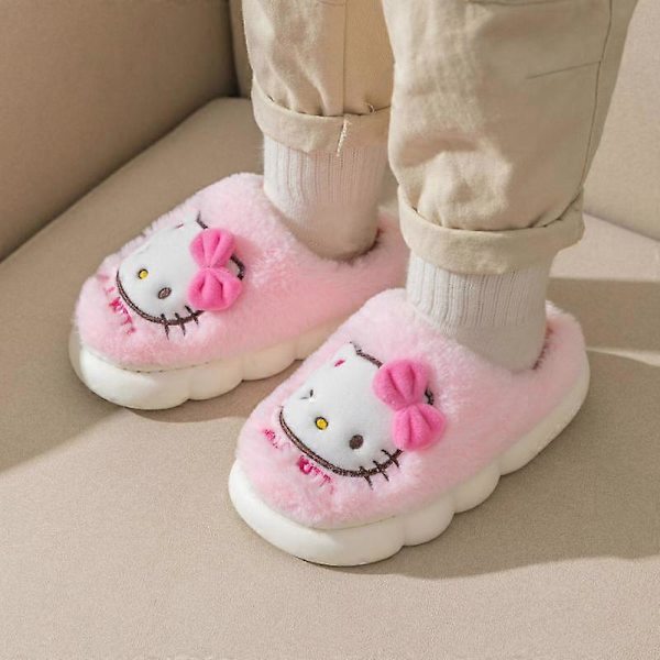 Flickors HelloKitty Vintertofflor - Lila 26-27