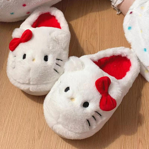 Sanrio Hello Kitty Plush Slippers 38-39