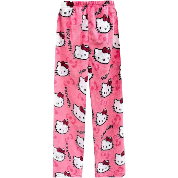 Damtjock Flanellpyjamas med HelloKitty-motiv - XL