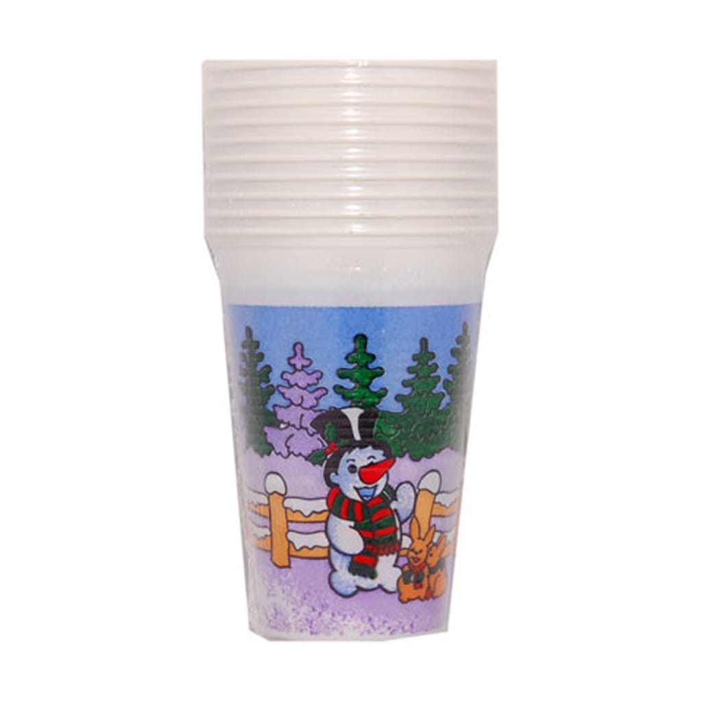 Plastmuggar Winter 10-Pack Set