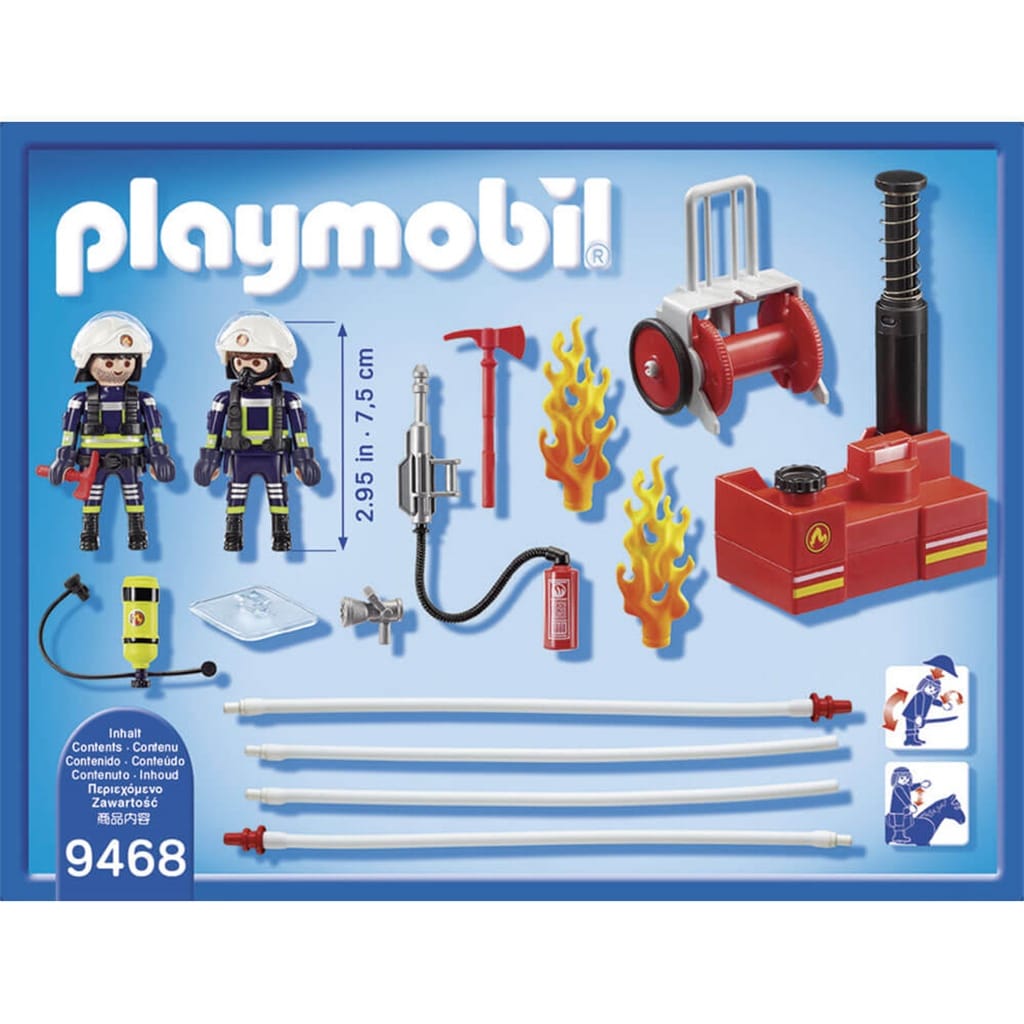 Playmobil Brandmän med Vattenpump Set