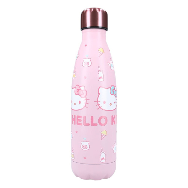 Hello Kitty Multifärgad Vattenflaska - "Thirsty for More"