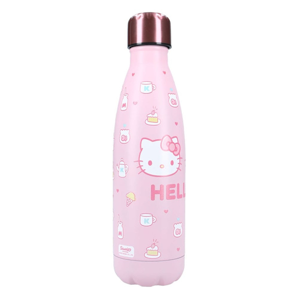 Hello Kitty Multifärgad Vattenflaska - "Thirsty for More"