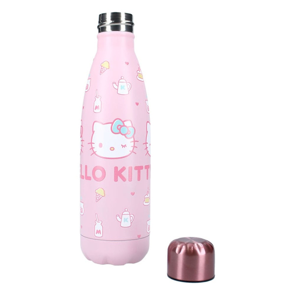 Hello Kitty Multifärgad Vattenflaska - "Thirsty for More"