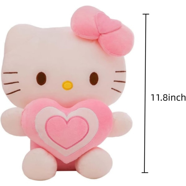 Hello Kitty Plyschleksak 30 cm - Rosa