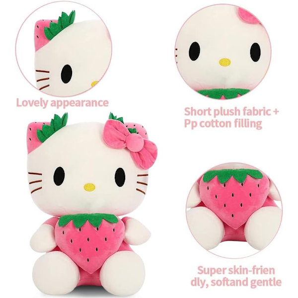 Hello Kitty Plyschkatt Mjuk Kramkudde 35cm