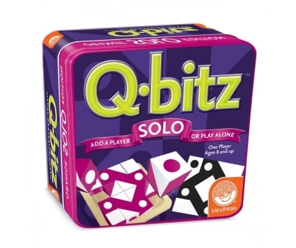 Q-Bitz Solo Magenta Edition Board Game