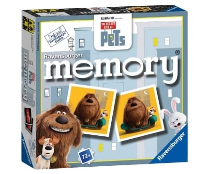 Memory: "The Secret Life of Pets" Game