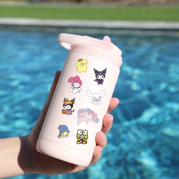 Sanrio Tema Klistermärken - Cinnamoroll & HelloKitty