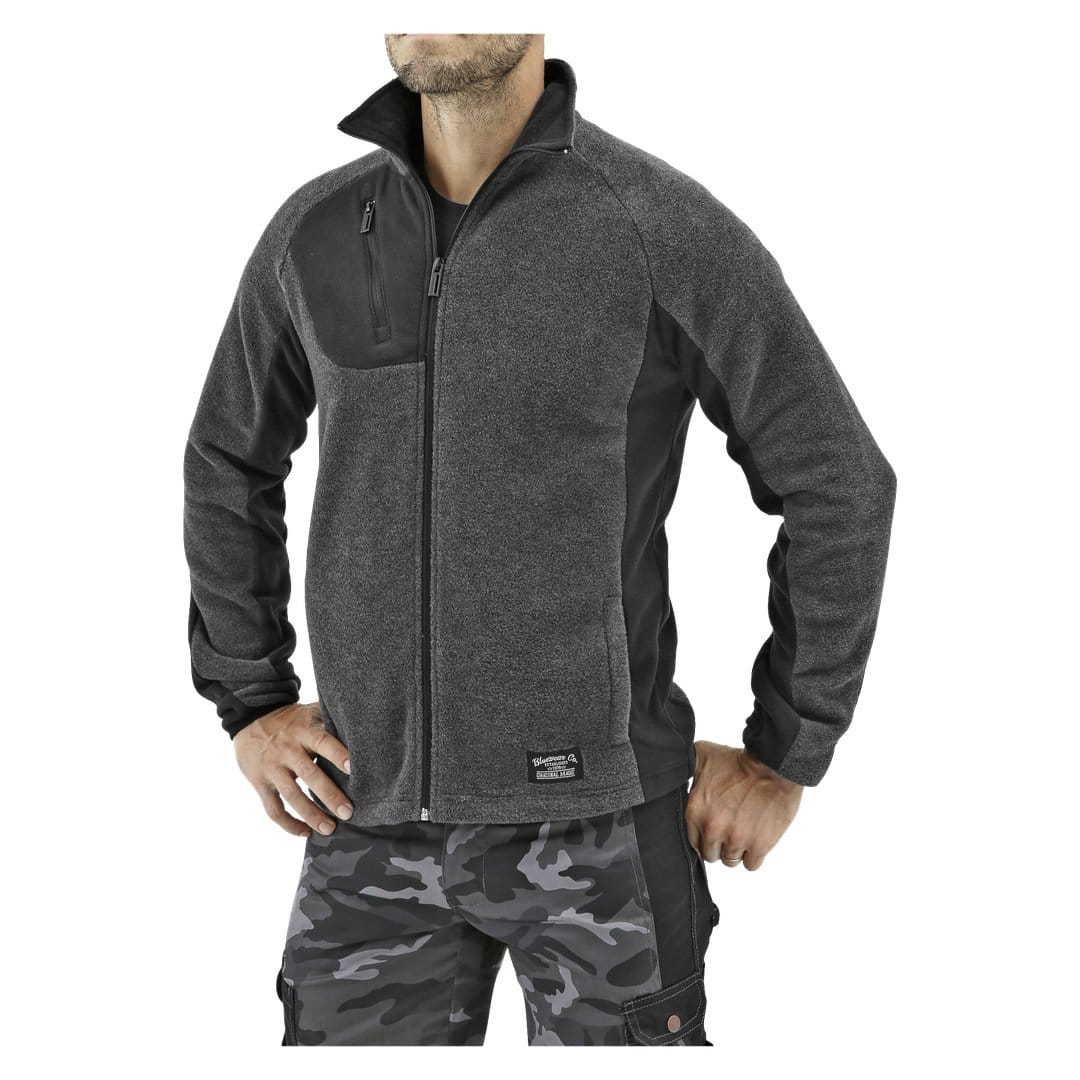 Herr Fleecejacka Storlek S - Bluewear