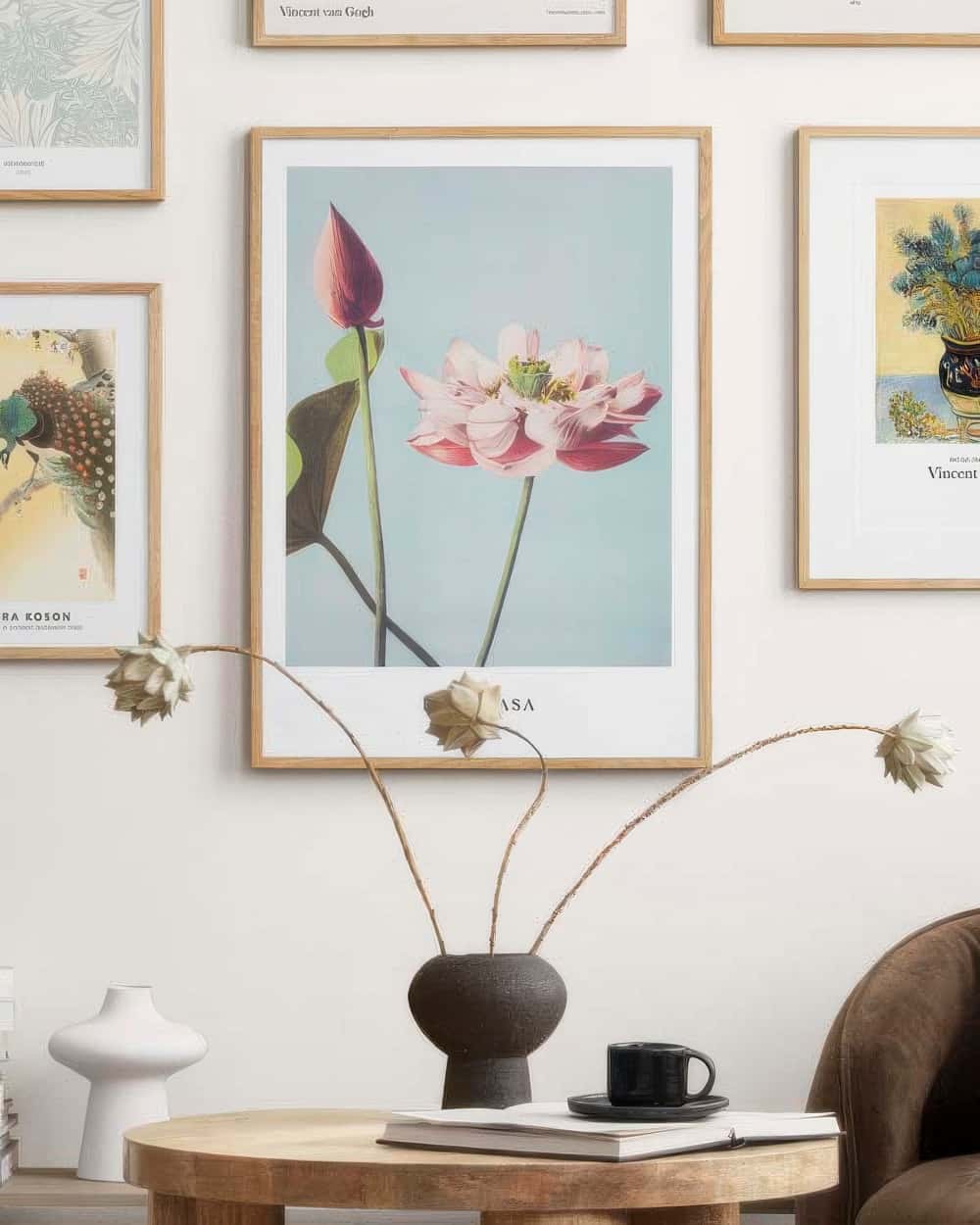 Ogawa Kazumasa Lotusblommor Art Poster