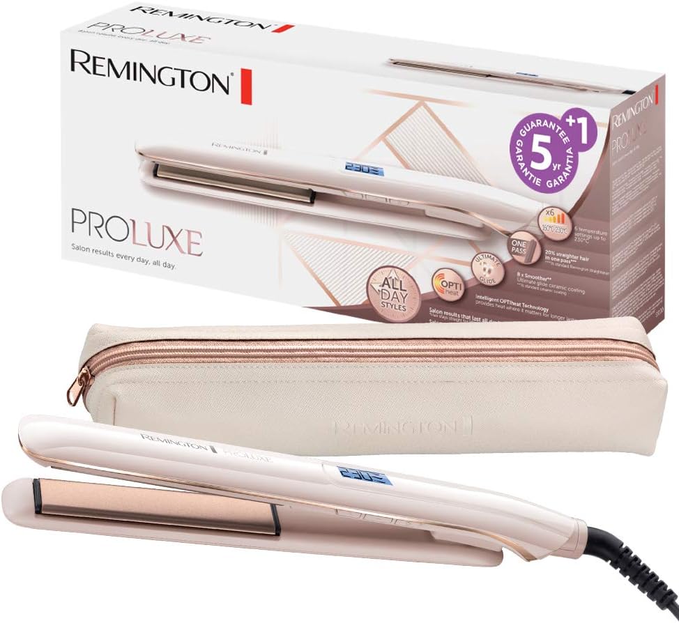 Remington S9100 ProLuxe Hair Straightener with OptiHeat