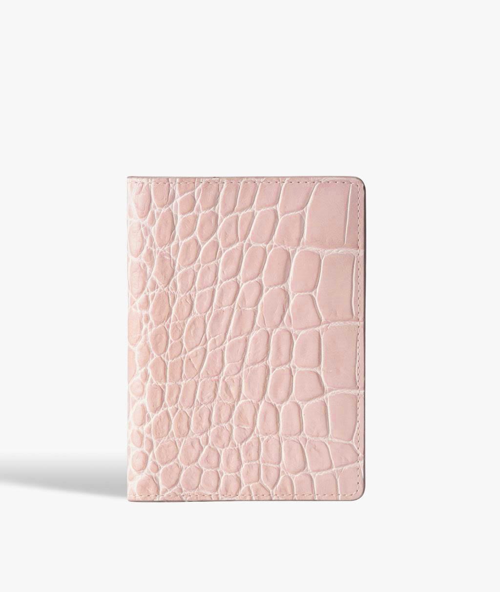 The Case Factory Crocodile Powder Shiny Passfodral