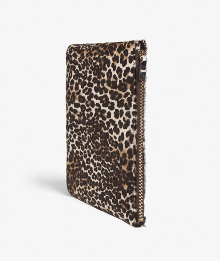 The Case Factory Small Leopard Clutch - White